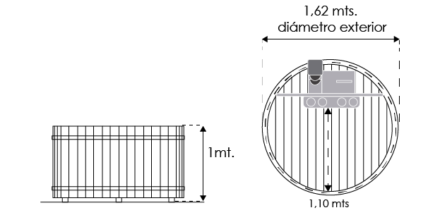 medidas modelo a Leña